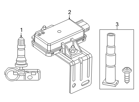 2021 Jeep Gladiator Control Module Diagram for 68410628AE