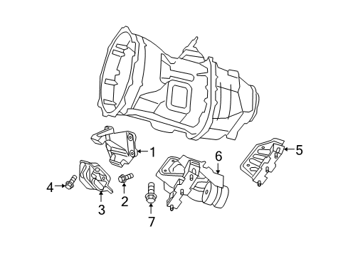 2006 Dodge Ram 2500 Front Mount Diagram for 52122714AB