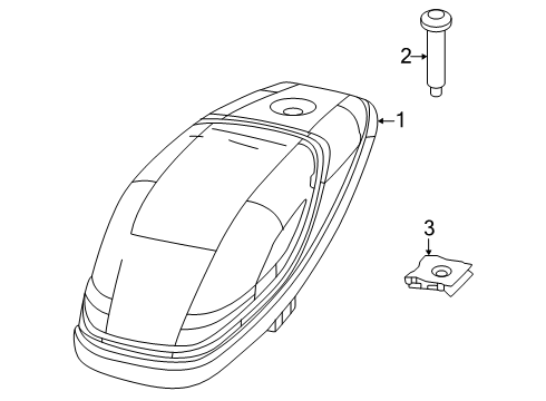2022 Ram 3500 Roof Lamps Diagram 1 - Thumbnail