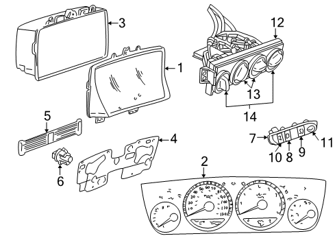 2001 Dodge Neon Switch Diagram for 4671672AA