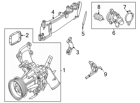 2023 Dodge Hornet Water Pump Diagram
