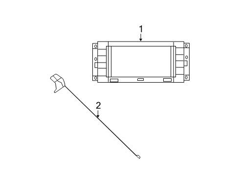 2012 Chrysler Town & Country Radio Diagram for 5091211AG