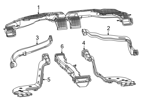 2024 Dodge Charger Daytona Ducts Diagram