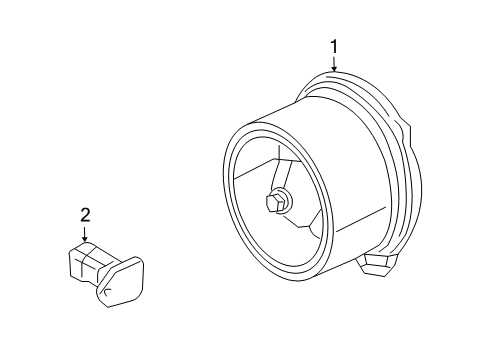 2009 Chrysler Aspen Blower Motor, Rear Diagram for 68046013AA