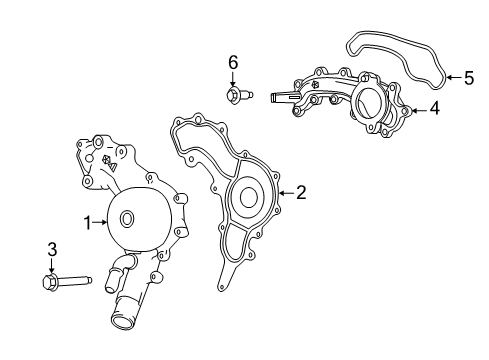 2016 Chrysler 200 Water Pump Diagram 2 - Thumbnail