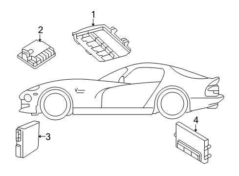 2017 Dodge Viper Body Control Module Diagram for 5035462AA