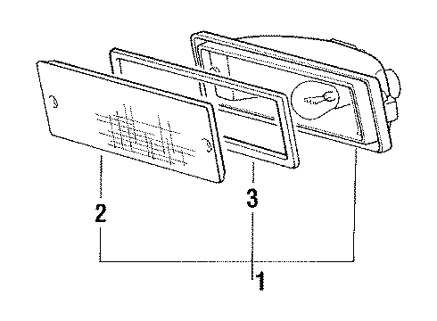 1990 Dodge Ram 50 Park Lamps Diagram