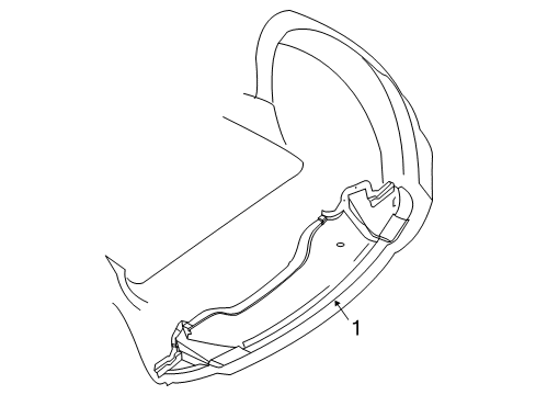 2007 Chrysler 300 Splash Shields Diagram