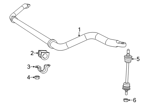 2016 Dodge Viper Stabilizer Bar & Components Diagram 2 - Thumbnail