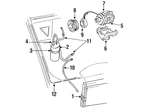1994 Jeep Grand Cherokee Clutch Cycling Switch Diagram for 4713511