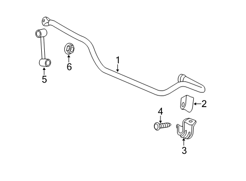 2012 Jeep Grand Cherokee Stabilizer Link, Front Diagram for 68061836AA