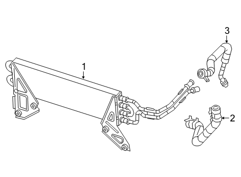 2021 Ram 2500 Power Steering Oil Cooler Diagram 2 - Thumbnail