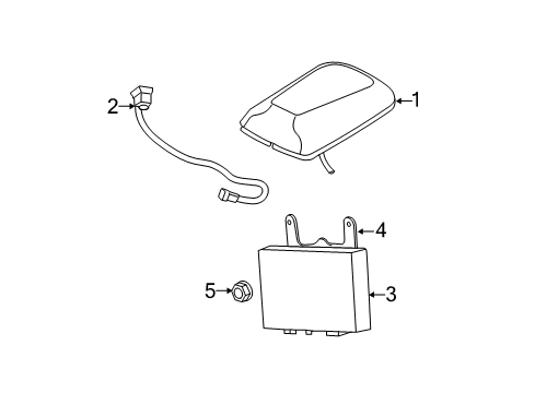 2011 Jeep Grand Cherokee Receiver Bracket Diagram for 5064322AA