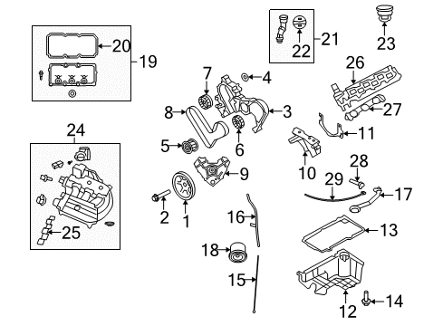 2008 Dodge Nitro Air Filter Diagram for 68037059AA