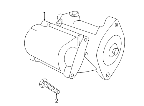 2003 Dodge Stratus Starter Diagram 2 - Thumbnail
