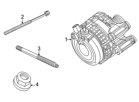 2023 Jeep Gladiator Alternator Diagram 2 - Thumbnail