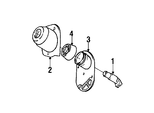 1991 Dodge Shadow Shaft & Internal Components Diagram 3 - Thumbnail