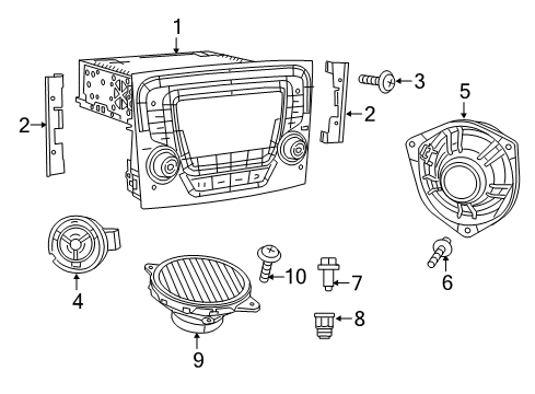 2019 Ram ProMaster City Radio Diagram for 7KA09LXHAA