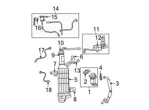 2009 Chrysler Town & Country EGR Valve Diagram for 4593896AD