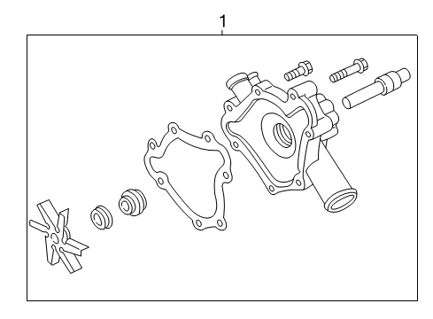 1999 Dodge Ram 2500 Van Water Pump Diagram