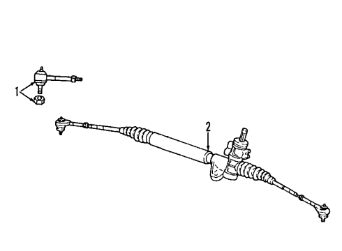 2007 Chrysler Sebring Steering Gear Diagram for 68093008AC