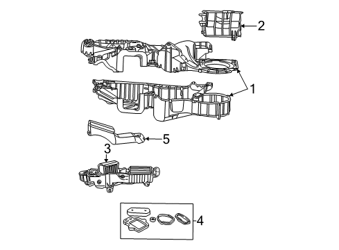 2003 Chrysler PT Cruiser Housing Diagram for 5073566AB