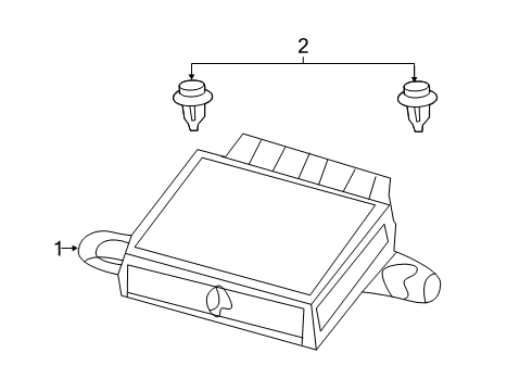 2020 Ram 1500 Control Module Diagram for 68440530AC