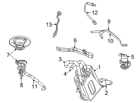 2003 Jeep Liberty Control Module Diagram for RL044623AF