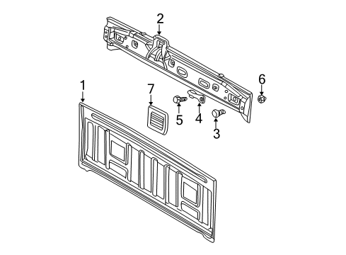 2004 Dodge Ram 3500 Back Panel Diagram