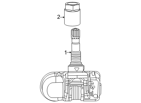 2024 Dodge Charger Daytona Tire Pressure Monitoring Diagram