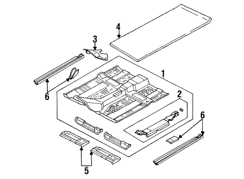 1998 Dodge Stratus Floor Diagram