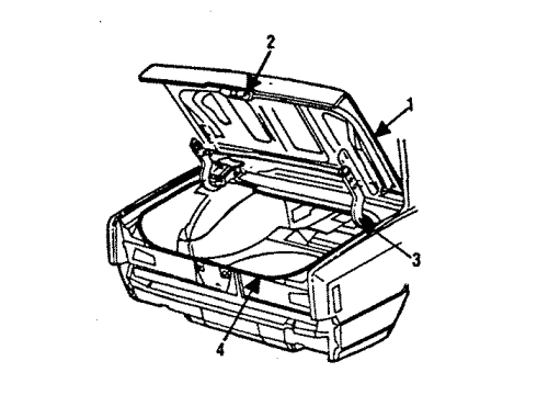 1987 Dodge Aries Trunk Diagram