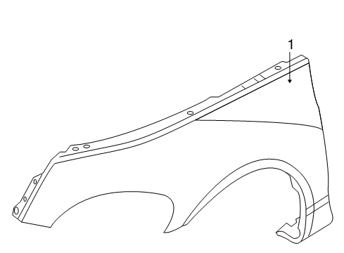 2002 Chrysler PT Cruiser Woodgrain Molding Diagram for WT47AAAAB