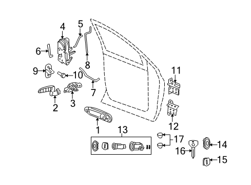 2006 Dodge Ram 1500 Rod, Front Driver Side Diagram for 55275945AB