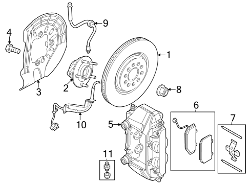 2024 Dodge Hornet ABS Sensor Bleeder Screw Diagram for 68121209AA