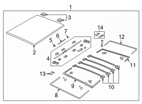 2025 Ram 1500 Exterior Trim - Pick Up Box Diagram 3 - Thumbnail