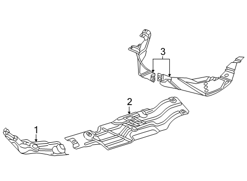 2025 Ram 1500 Heat Shields Diagram 2 - Thumbnail