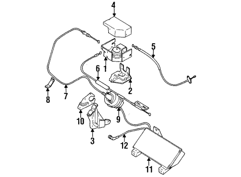 1999 Dodge Avenger Cable Diagram for MB942965