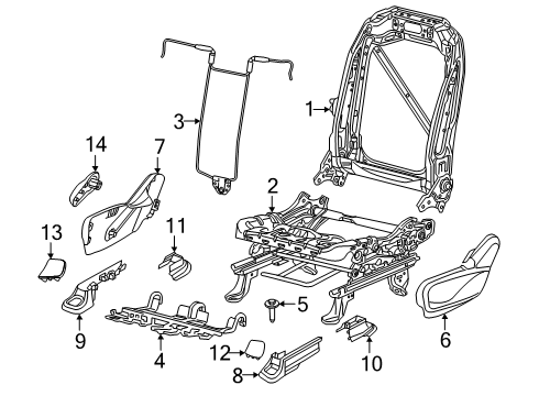 2020 Chrysler Voyager Tracks & Components Diagram 5 - Thumbnail
