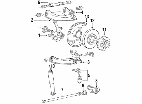 1989 Dodge Raider Hose Diagram for MR129742