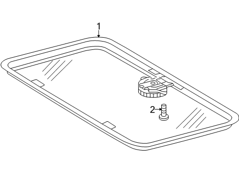 2003 Dodge Sprinter 2500 Sunroof Diagram 5 - Thumbnail