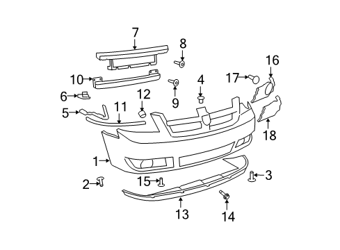 2010 Chrysler Town & Country Cover, Driver Side Diagram for 1KF07TZZAA