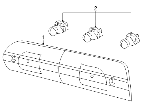 2012 Ram 2500 High Mount Lamps Diagram