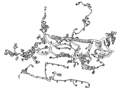 2024 Dodge Charger Daytona Wiring Harness Diagram