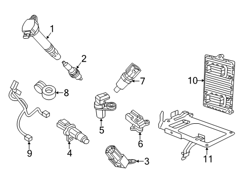 2011 Dodge Journey PCM Diagram for 5150606AB