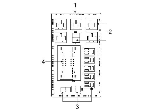 2010 Jeep Grand Cherokee Junction Block Diagram for 68039117AA