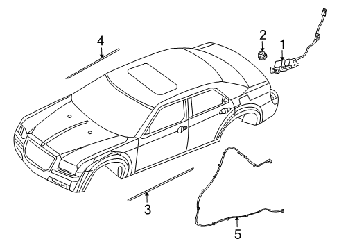 2006 Dodge Charger Wire Harness Diagram for 5081043AD
