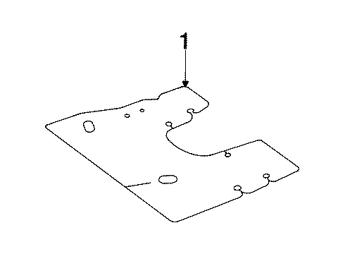 2001 Jeep Cherokee Splash Shield Diagram for 55174736