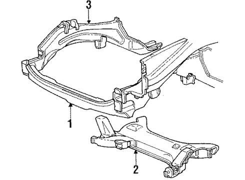 1984 Dodge Aries Front Frame Diagram