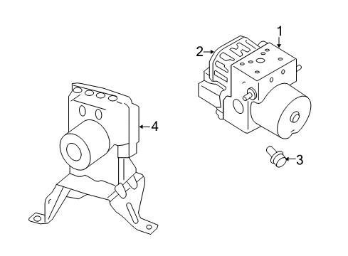 2009 Dodge Durango ABS Components Diagram 2 - Thumbnail